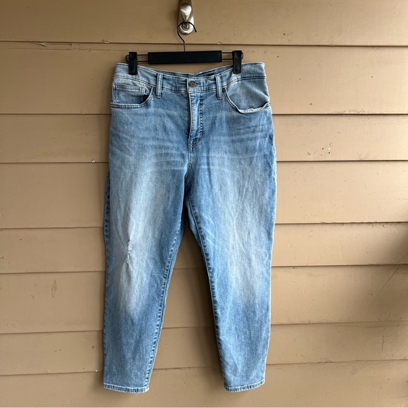 Lucky Brand Midrise Cropped Ava Pants - Size 14/32 - Casual Denim - Picture 1 of 5
